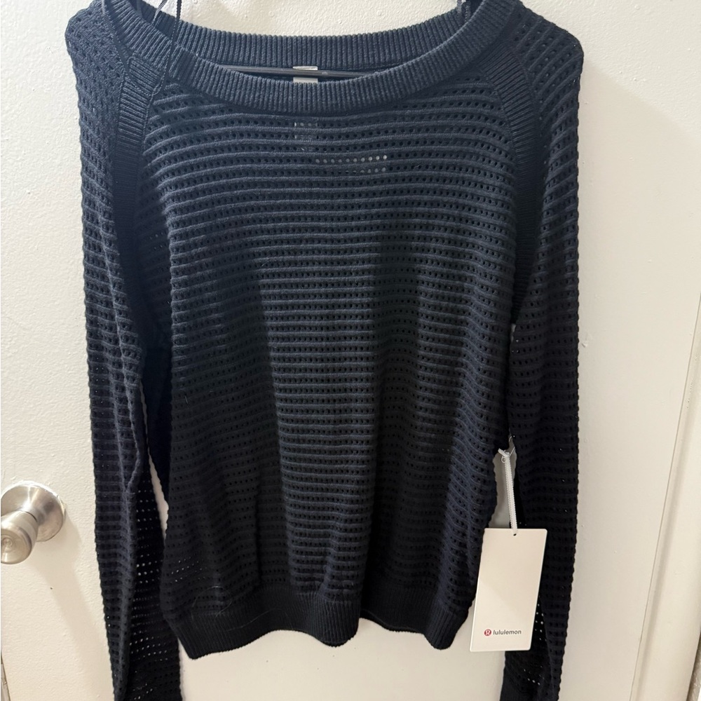 lululemon athletica Black Knit Women's Sweater